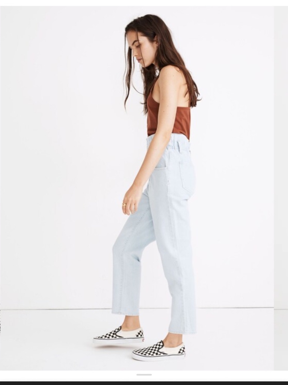 Madewell NWOT❗️Paperwaist Classic Straight Jeans in Broomfield Wash - Picture 3 of 13